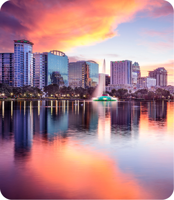 skyline view of a florida city.