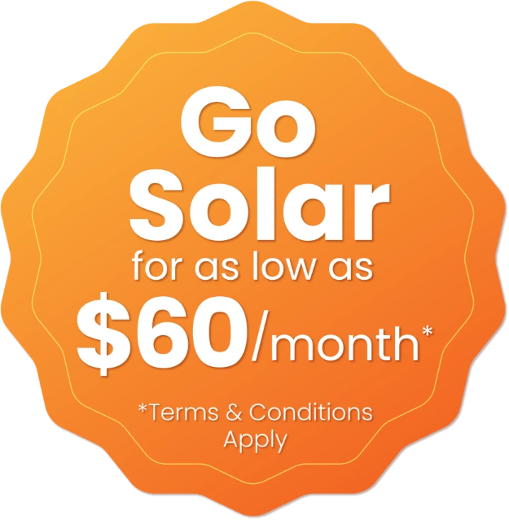 Go Solar for as low as $60/month terms and conditions apply